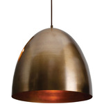 Brooklyn Pendant - Antique Brass