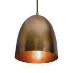 Brooklyn Pendant - Antique Brass