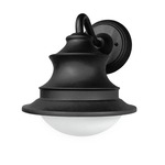 Butler Outdoor Wall Light - Black / White