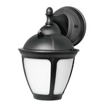Dawson Outdoor Wall Light with Photocell - Black / White