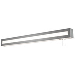 Hayes Overbed Wall Light - Satin Nickel / White
