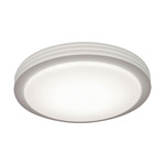 Lenox Ceiling Light Fixture - White / White