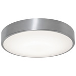 Octavia Color-Select Ceiling Light - Brushed Aluminum / White Acrylic
