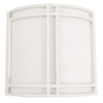 Radio Wall Sconce - White / White
