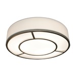 Reeves Ceiling Light - Satin Nickel / White