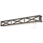 Scott Overbed Wall Light - Gray / White