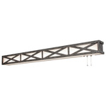 Scott Overbed Wall Light - Gray / White