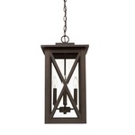 Avondale Outdoor Pendant - Oiled Bronze / Clear