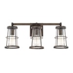 Beaufort Bathroom Vanity Light - Nordic Grey / Clear