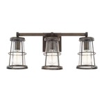 Beaufort Bathroom Vanity Light - Nordic Grey / Clear