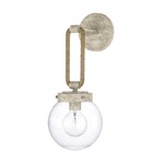 Beaufort Wall Sconce - Mystic Sand / Clear