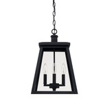 Belmore Outdoor Pendant - Black / Clear