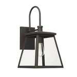 Belmore Outdoor Wall Sconce - Oiled Bronze / Clear