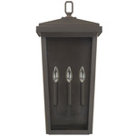 Donnelly Outdoor Wall Sconce  - Oiled Bronze / Clear