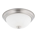 Homeplace Ceiling Light With Soft White Glass - Brushed Nickel / Soft White