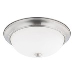 Homeplace Ceiling Light With Soft White Glass - Brushed Nickel / Soft White