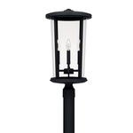 Howell Post Light - Black / Clear