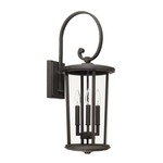 Howell Outdoor Wall Light - Oiled Bronze / Clear