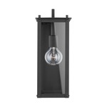 Hunt Outdoor Wall Light - Black / Clear