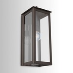 Hunt Outdoor Wall Light - Oiled Bronze / Clear