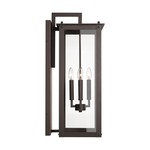 Hunt Outdoor Wall Light - Oiled Bronze / Clear