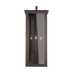 Hunt Outdoor Wall Light - Oiled Bronze / Clear