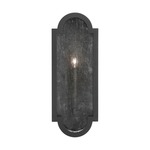 Monroe Outdoor Wall Light - Black / Antique Glass