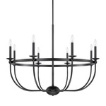 Rylann Chandelier - Matte Black