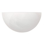 Capital Sconces Glass Wall Sconce - Matte White / White Faux Alabaster
