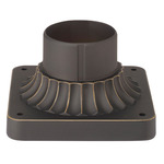 Outdoor Pier Mount Flange - Oiled Bronze