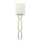 Cascading Geometric Gold Wall Sconce - Winter Gold