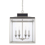 Tux Pendant - Black / Clear