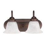 Vintage Bathroom Vanity Light - Burnished Bronze