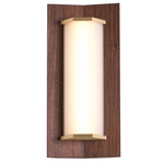 Penna Wall Sconce - Walnut / Brushed Brass