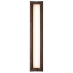 Penna Wall Sconce - Dark Stained Walnut / Distressed Brass