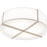 Plura Ceiling Light - White Washed Oak / Frosted Polymer