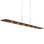 Vix 82 Linear Pendant - Walnut