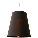 Cupido Pendant - Matte Black / Charcoal Grey with Print