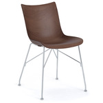 P/Wood Chair - Chrome / Dark Wood Ash