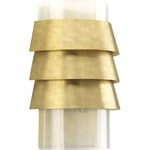 Sandbar Wall Sconce - Brushed Brass / Milk Glass