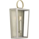 Shearwater Wall Sconce - Antique Nickel / Clear