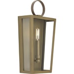 Shearwater Wall Sconce - Aged Brass / Clear