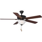 Builder Ceiling Fan with Light - Bronze / Medium Cherry/Classic Walnut