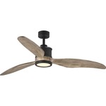 Farris Ceiling Fan with Light - Graphite / Driftwood