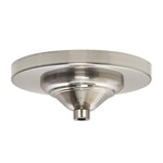 Monopoint Round Retro Single Port Line Voltage Canopy - Polished Nickel