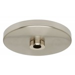 Monopoint Round Single Port Line Voltage Canopy - Satin Nickel