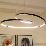 Zigouzi Pendant - Aluminum / Black