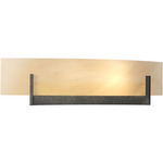 Axis Wall Sconce - Natural Iron / Amber