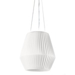 Ruban Pendant - Transparent / White