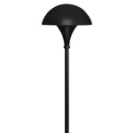 Mushroom 120V Path Light - Black / Clear
